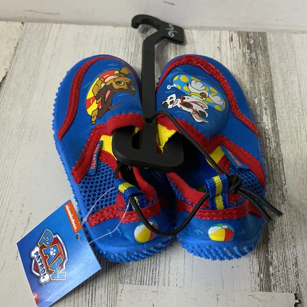 Paw Patrol Toddler Water Shoes Size 5/6 NEW